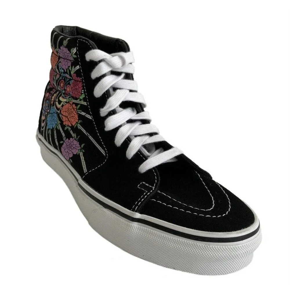 New Glow In The Dark Vans SK8-Hi Dia De Muertos 2022 Sneakers 7